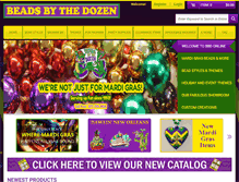 Tablet Screenshot of beadsbythedozen.com